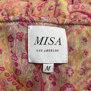 Misa Los Angeles Ruffled Puglia Paisley Lilian Dress Size M