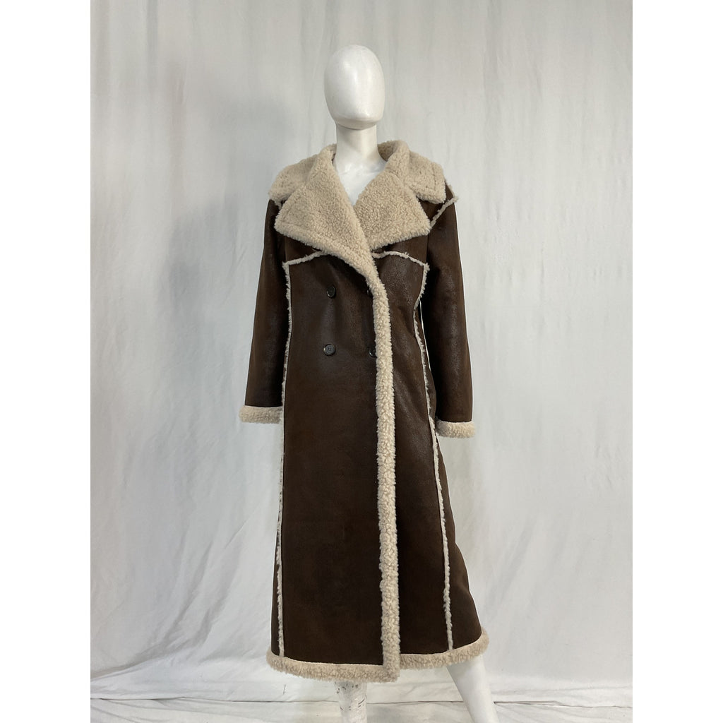 Simon Miller 'Jetz' Brown Polyester Coat Size XS