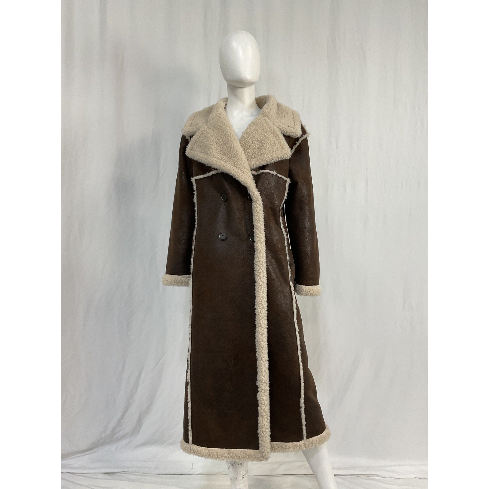 Simon Miller 'Jetz' Brown Polyester Coat Size XS