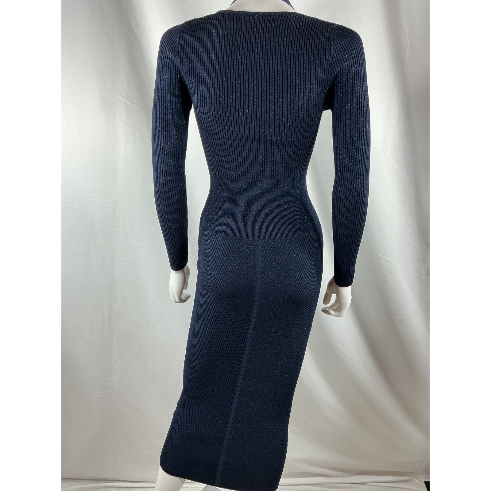 Retrofete 'Odelia' Navy Rayon Dress Size XS