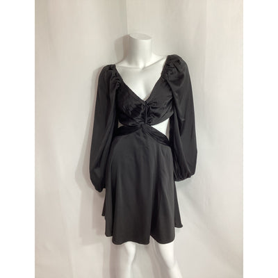 Astr The Label 'Anamaria' Black Satin Dress Size M