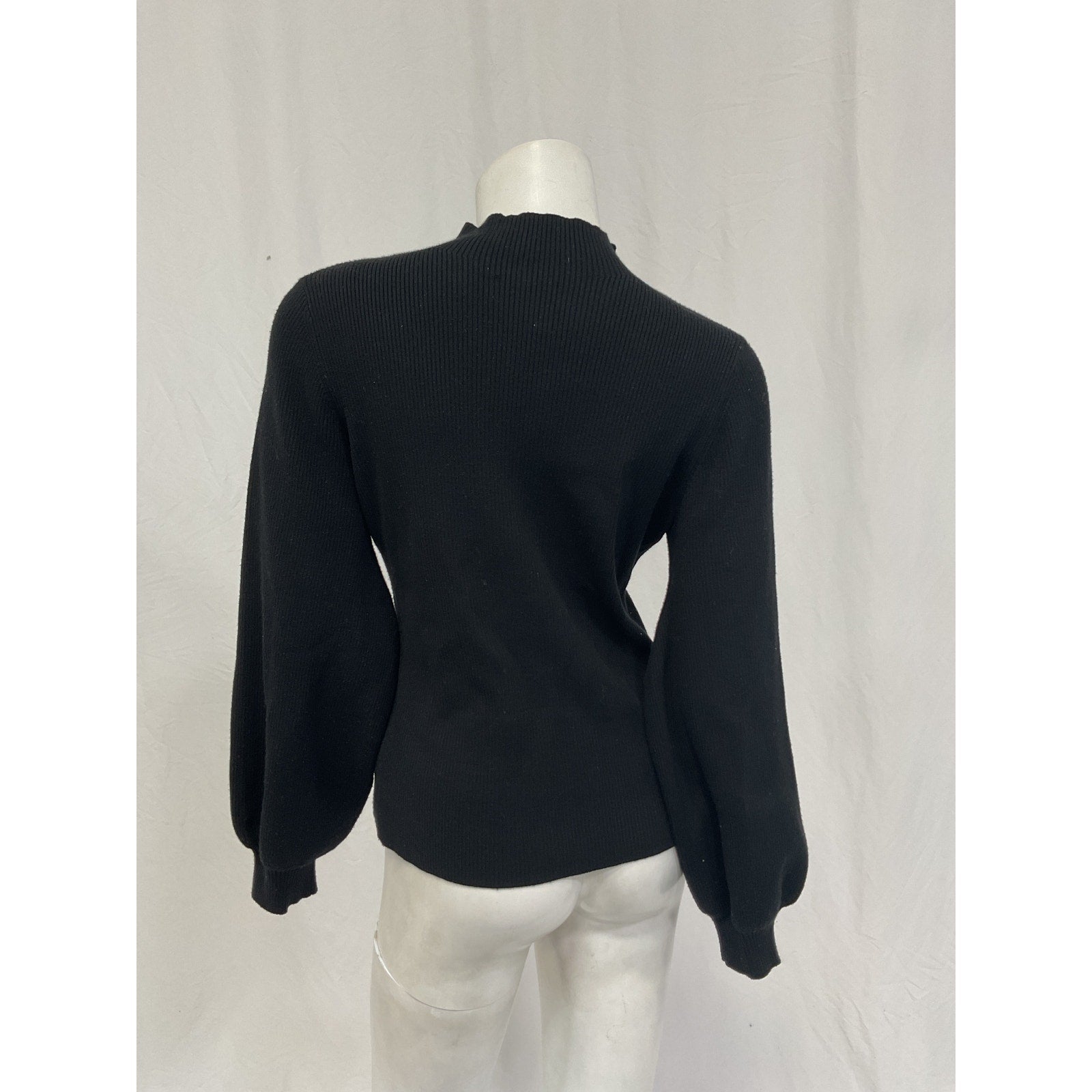 L'Academie 'Fable' Black Polyester Sweater Size M