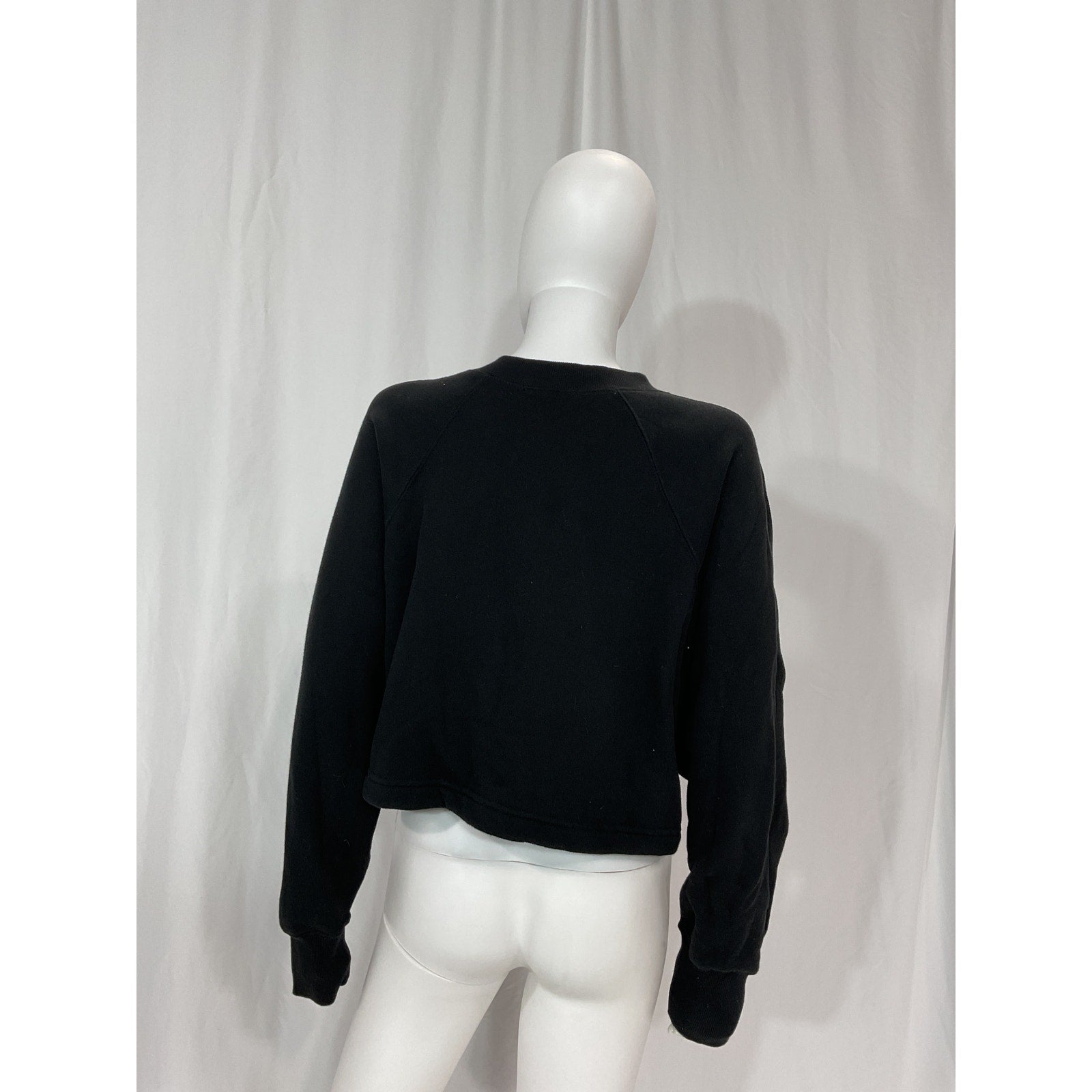 Marissa Webb 'So Uptight' Tan Fine French Terry Plunge Henley Sweatshirt Size XS