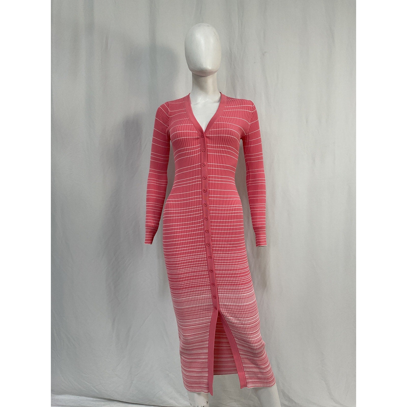 Staud 'Shoko' Pink Viscose Sweater Size XS