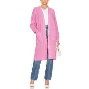 Apparis Cozy Baby Pink Joey 2 Duster Cardigan Size S