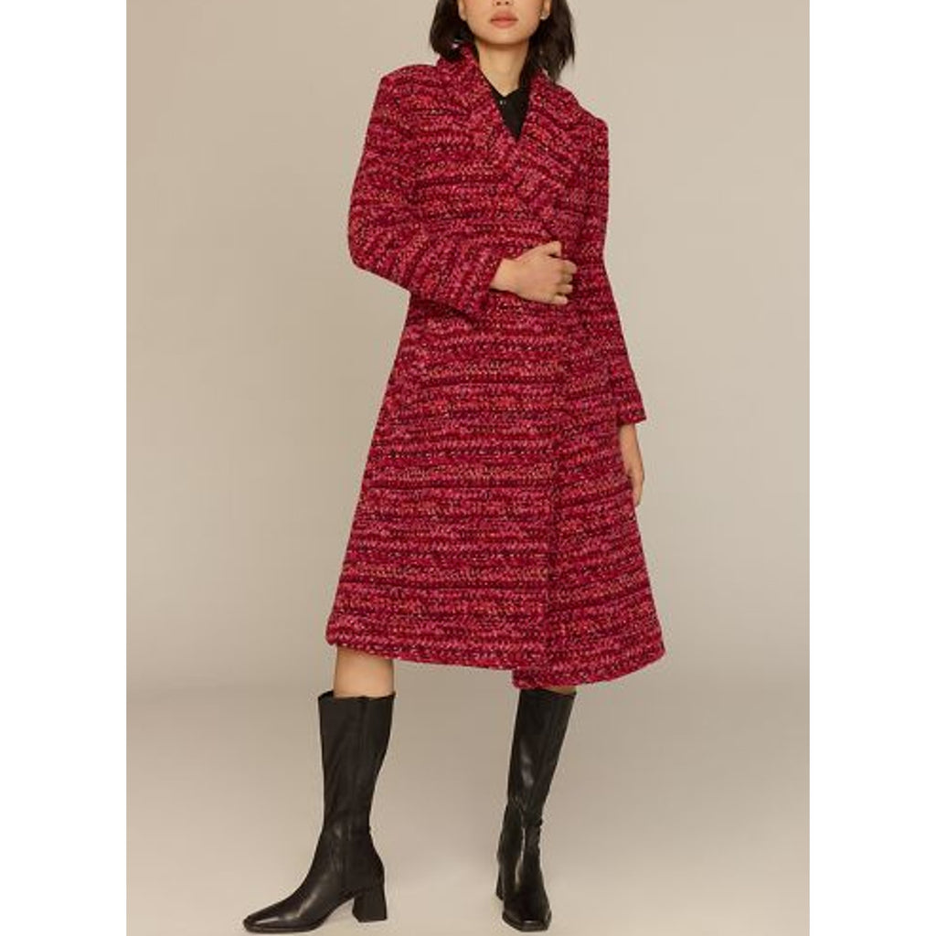 Hutch 'Kat' Pink Wrap Coat Size L - NWT