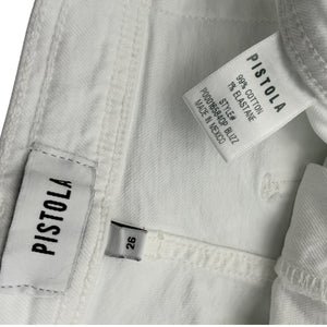 Pistola Classic White Penny Denim Jeans Size 26