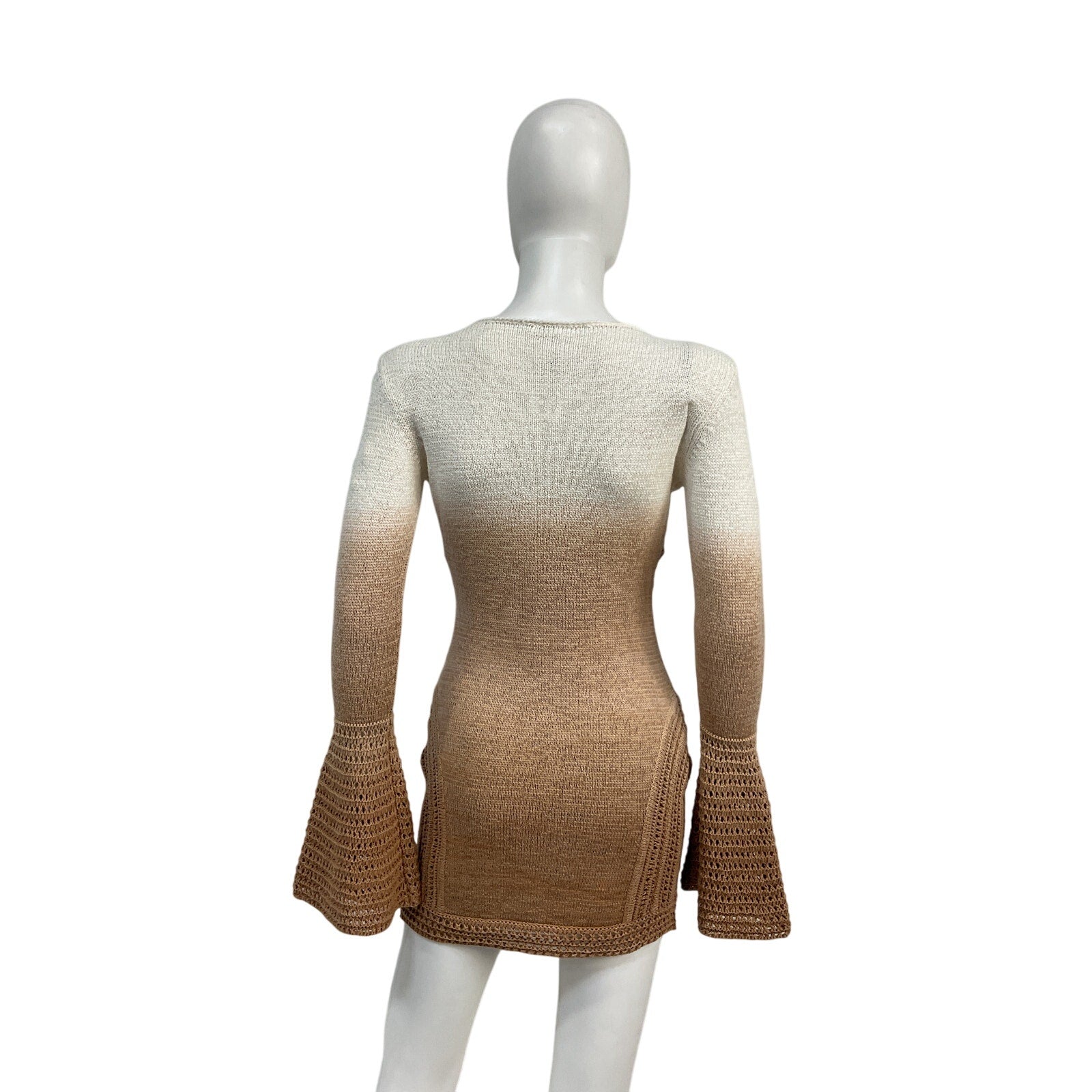 Significant Other 'Orly' Beige Cotton Knit Mini Dress Size 6