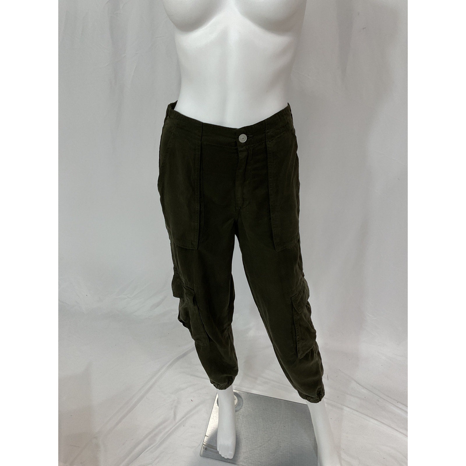 Allsaints 'Frieda' Green Cargo Joggers Size 0