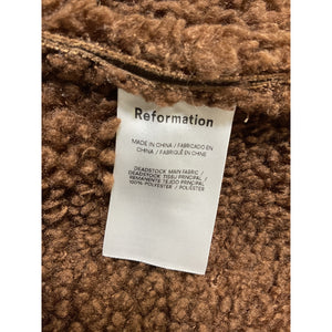 Reformation 'Talli' Brown Jacket Size M