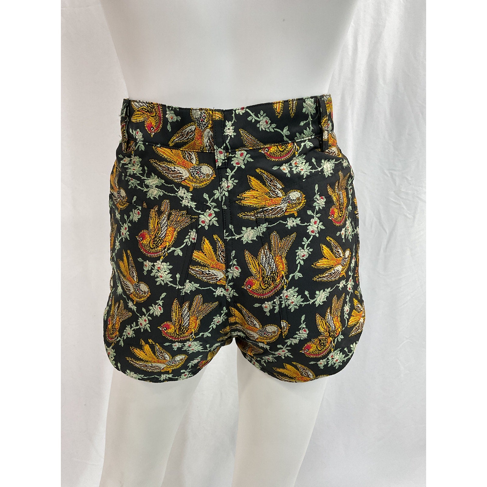 Etro 'Brocade' Black Shorts Size 2