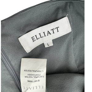 Elliatt Asymmetric Gray Camo Cocktail Dress Size L