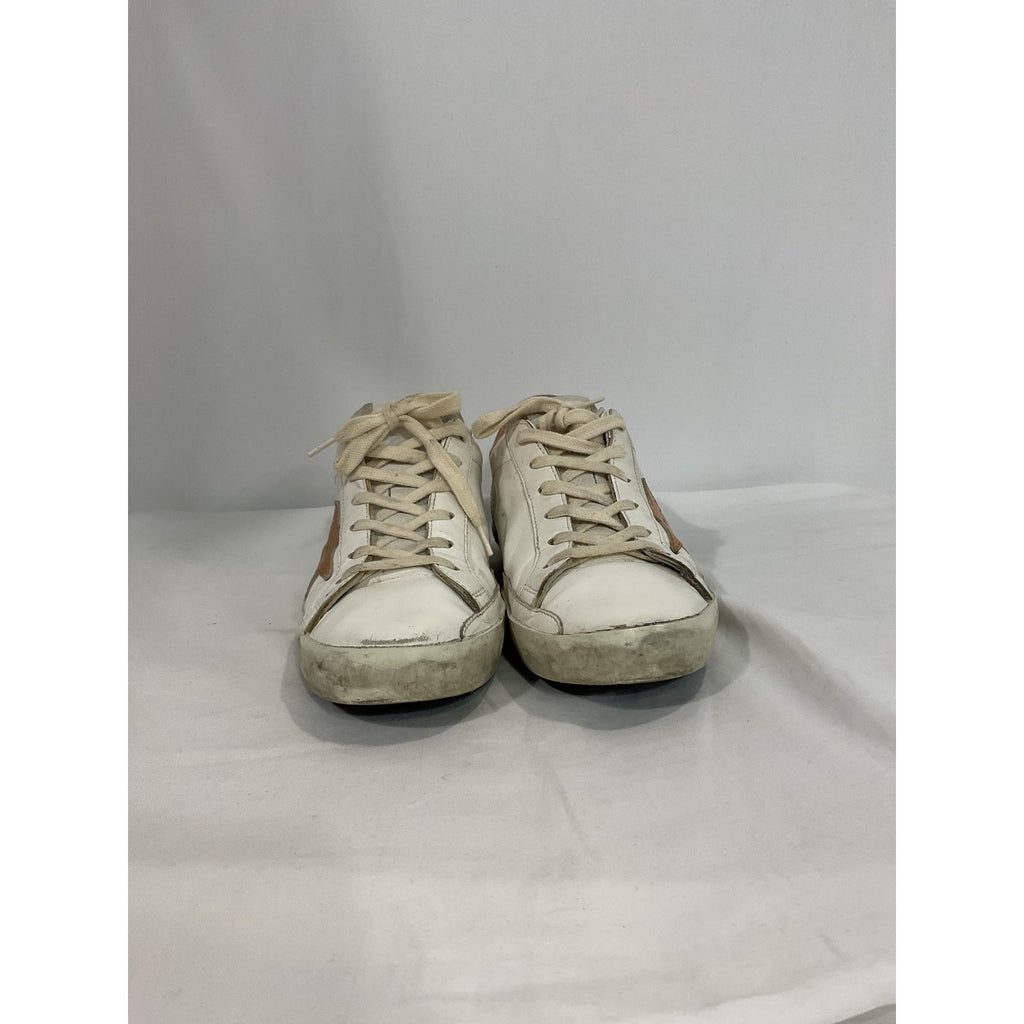 Golden Goose White Super-Star Low Top Sneaker Size 10