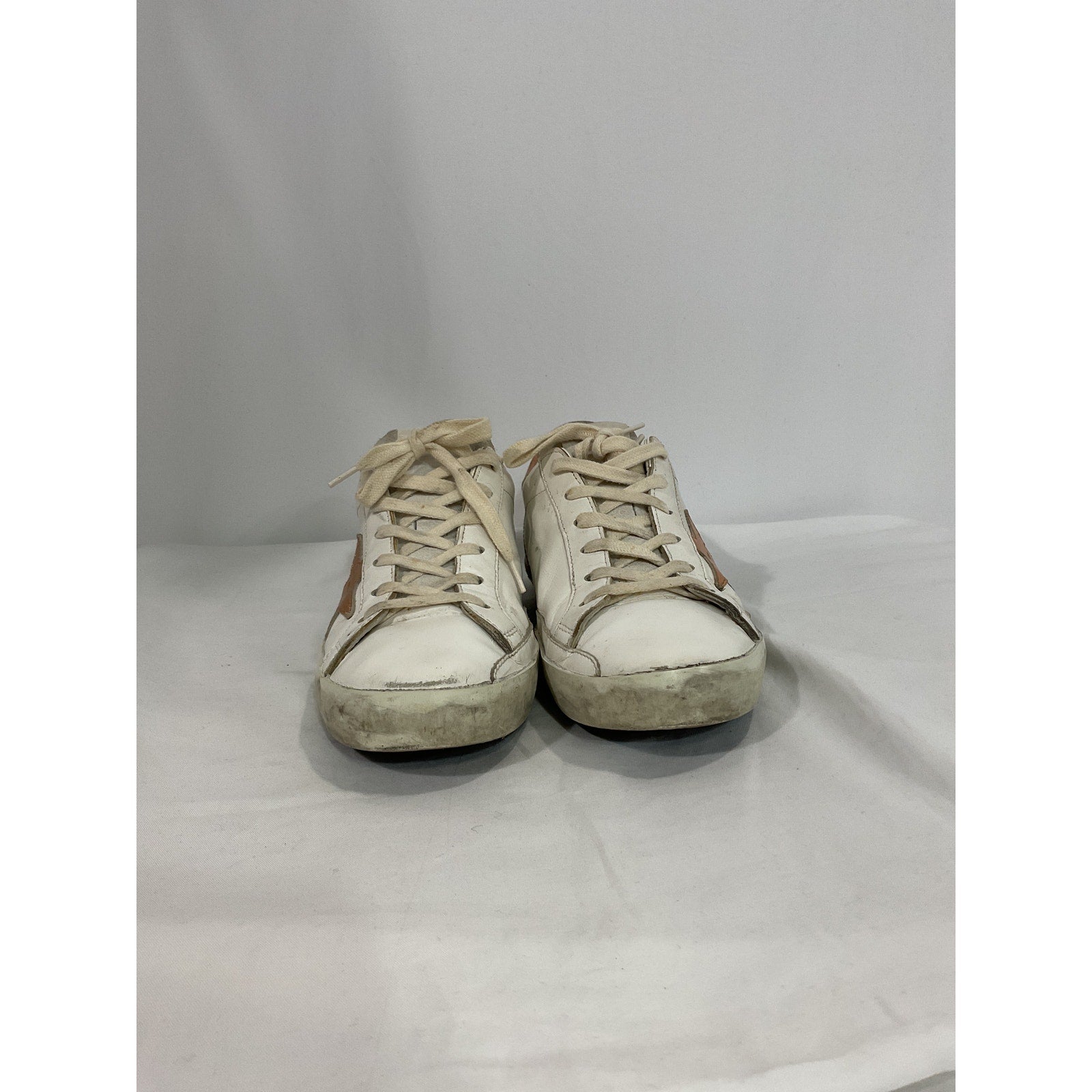 Golden Goose White Super-Star Low Top Sneaker Size 10