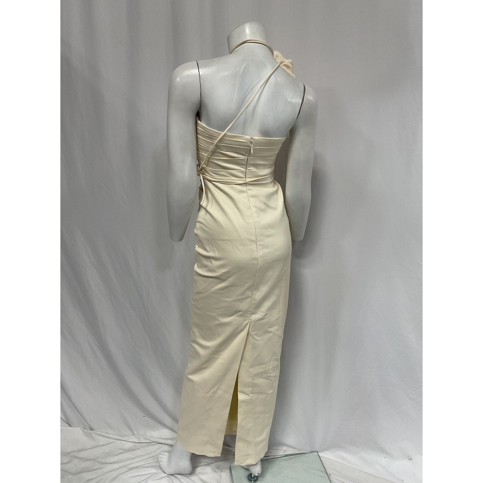 Shona Joy 'Lani' Tan Strapless Draped Maxi Dress Size 0