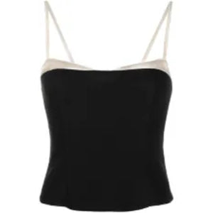Reformation Sleek Black Melanie Tank Top Size 4