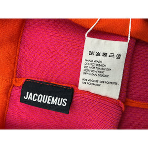Jacquemus Ribbed Orange Arancia Biker Shorts Size 36 FR / 4 US