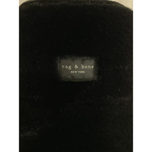 Rag & Bone 'Addison' Black Faux Fur Reversible Bucket Hat Size M - NWT