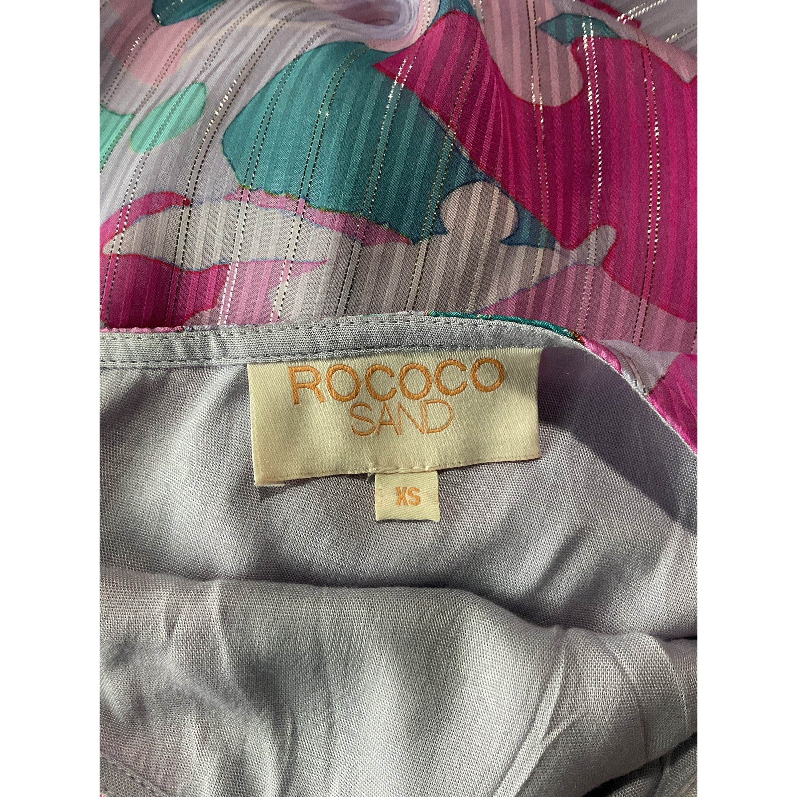 Rococo Sand Pink Viscose Long Dress Size XS