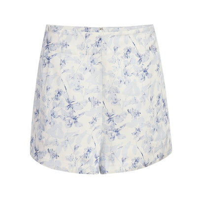 Hill House Home Floral Turquoise Lisette Shorts Size S