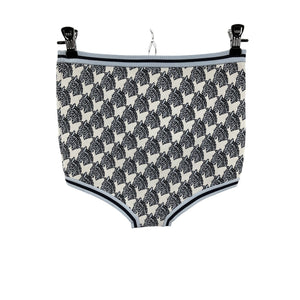 Tory Burch Blue Viscose Jacquard Shorts Size XS