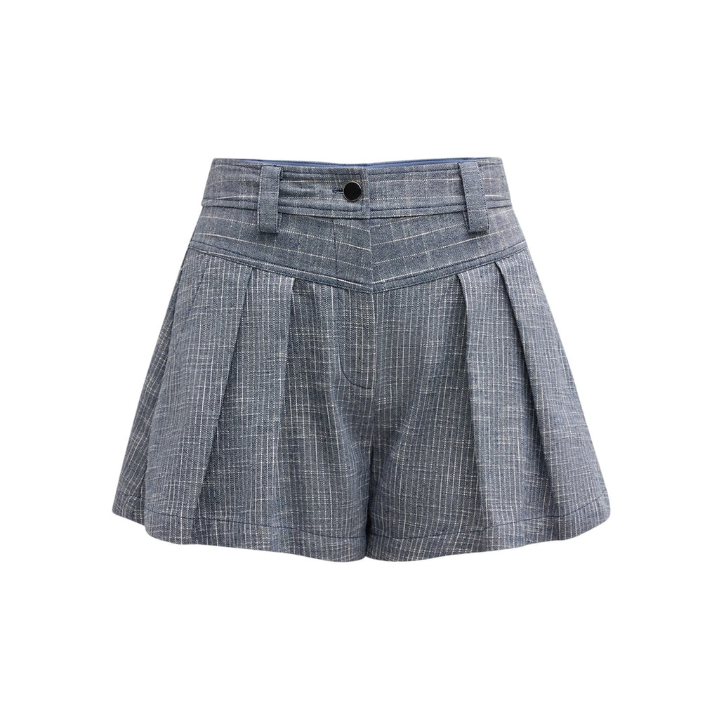 Ramy Brook 'Billie' Blue Cotton Short Size 0