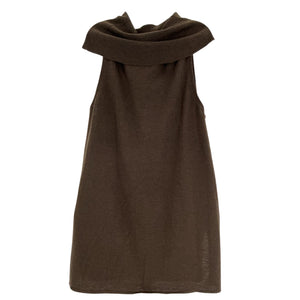 Cult Gaia Knit Brown Rummi Top Size L