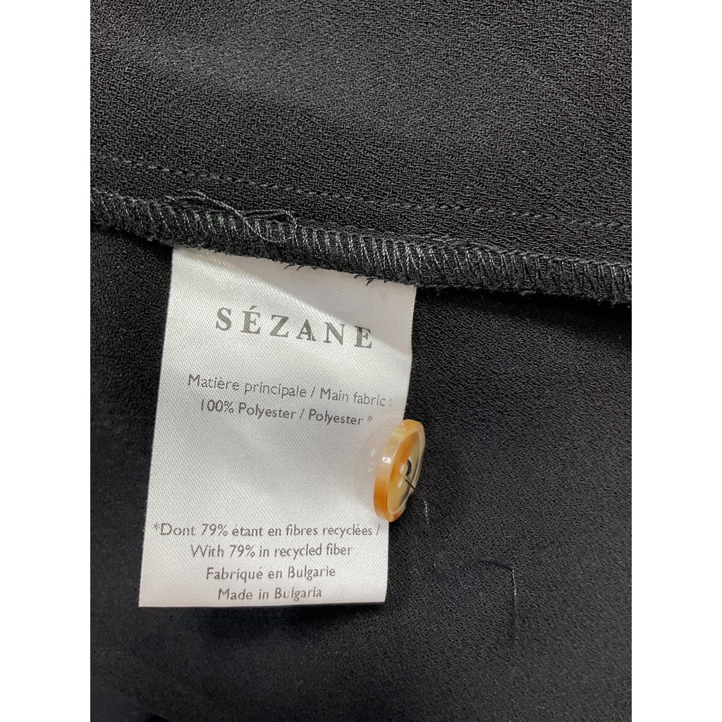 Sézane 'Jeannette' Black Polyester Dress Size 34