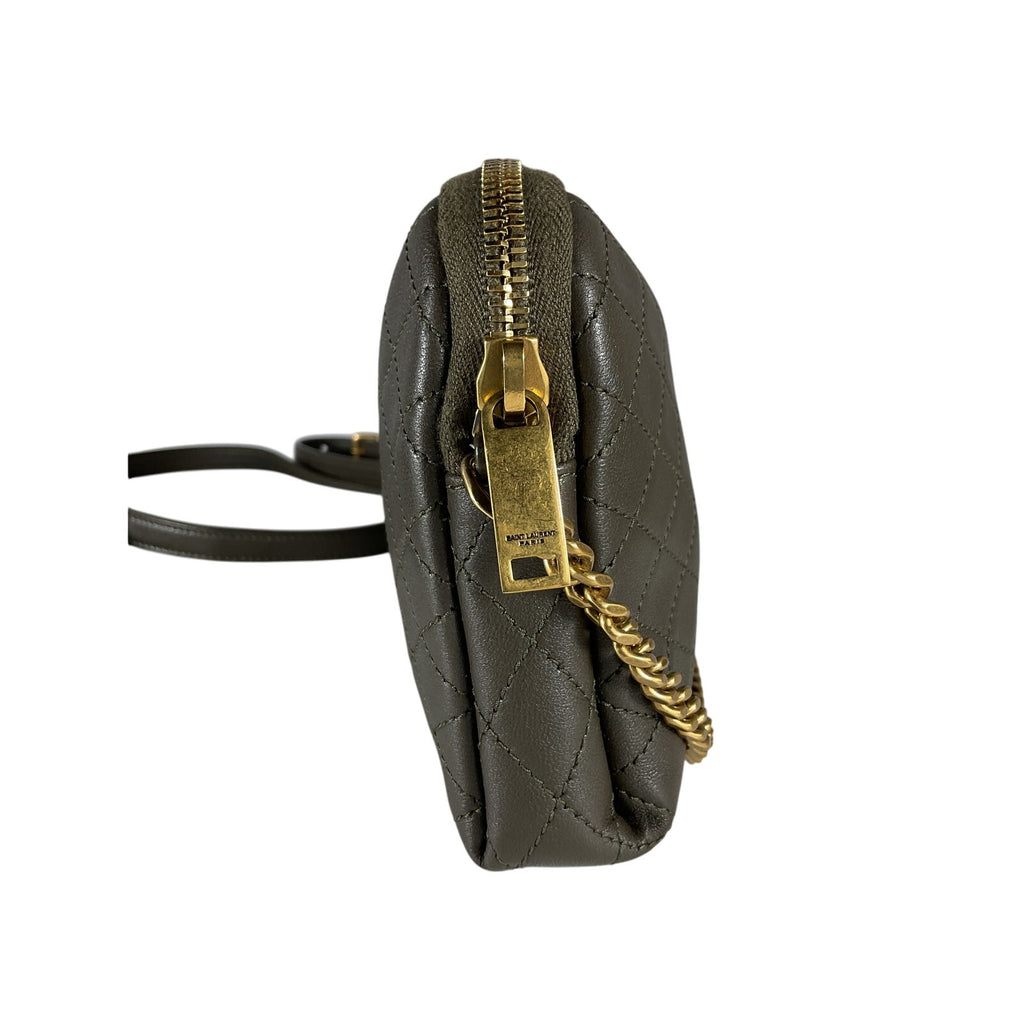 Saint Laurent 'Gaby' Black Mini Ysl Crossbody Bag