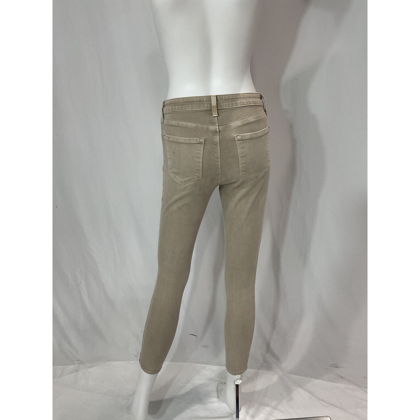 L'Agence 'Margot' Tan High Rise Skinny Denim Jeans Size 25