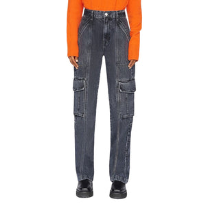 Frame Utility Astray High Rise Straight Denim Jeans Size 24