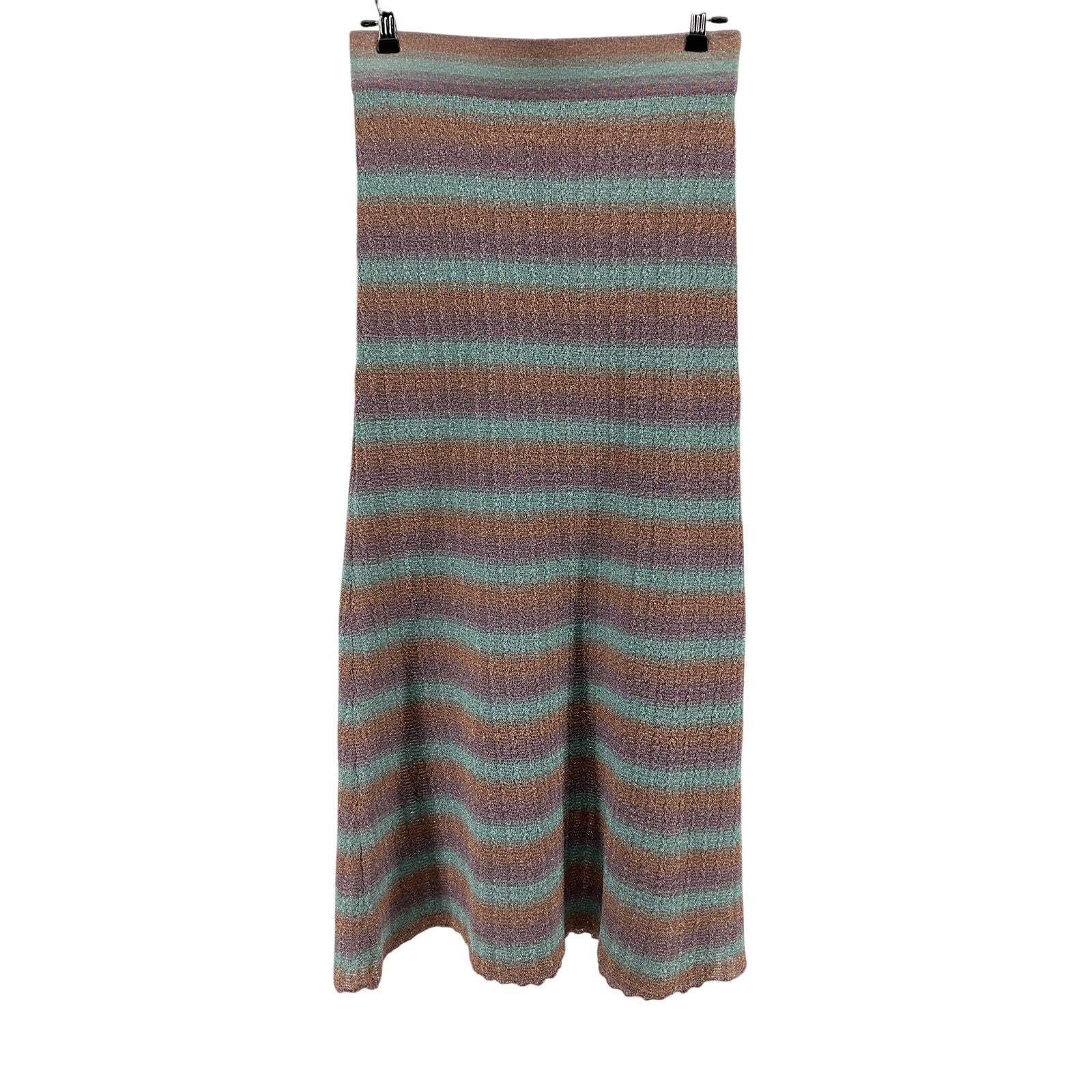 Misa Los Angeles 'Luca' Blue Polyester Skirt Size S