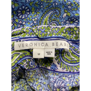 Veronica Beard 'Amura' Blue Cotton Blend Coverup Maxi Skirt Size M