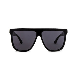Gucci Sleek Black And Grey Flat Top Sunglasses