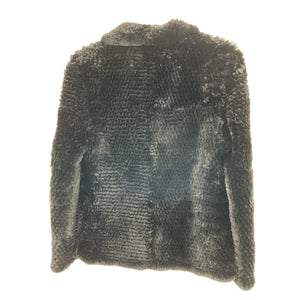 Rizal Fur Black Jacket Size S