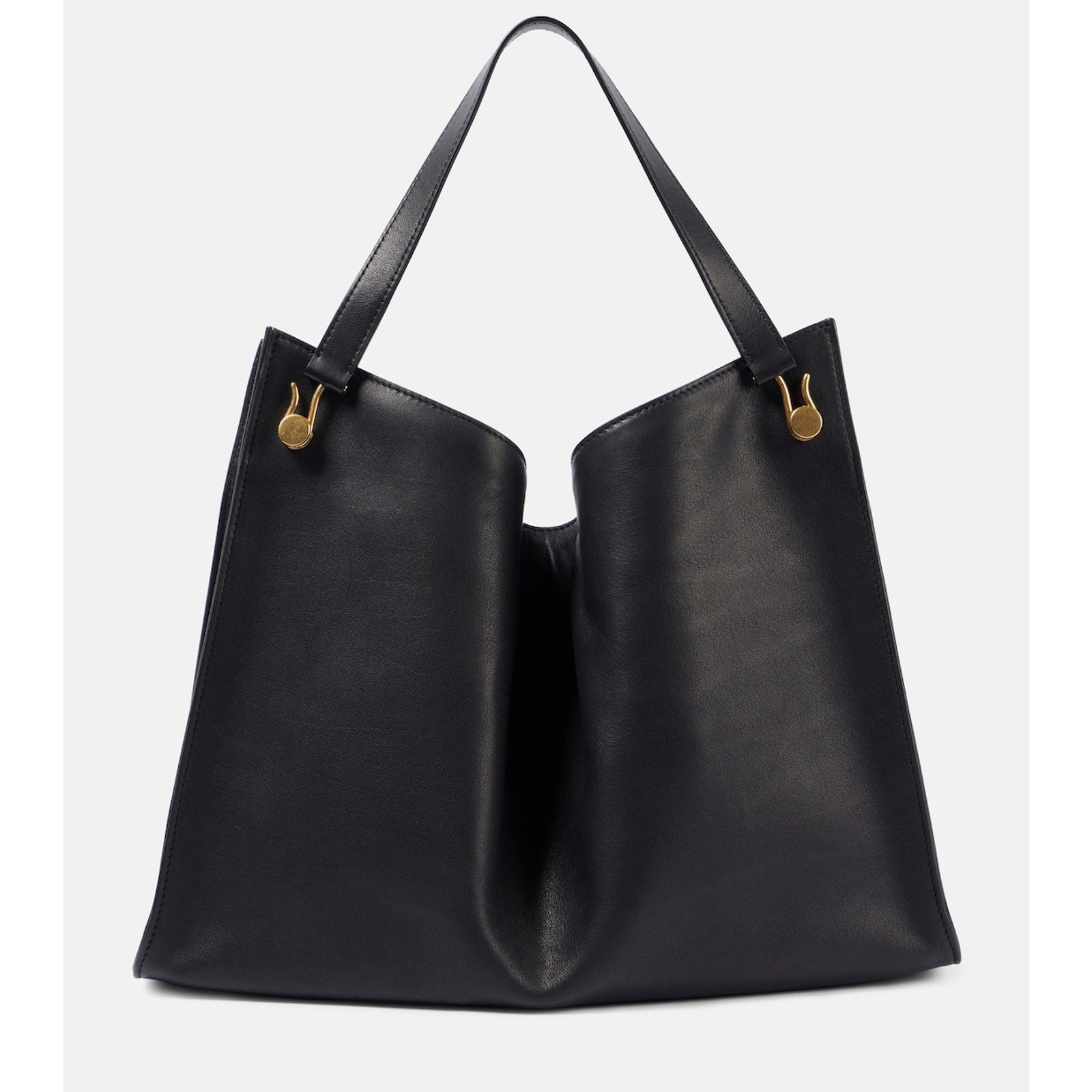 The Row 'Alexia' Black Leather Leather Tote Bag