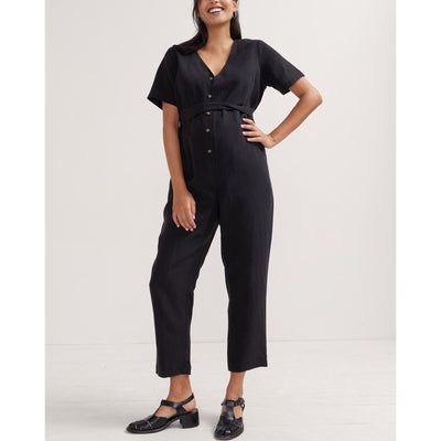 Hatch 'The Noelle' Black Jumpsuit Size 0