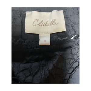 Cleobella Embroidered Black Harlow Dress Size M