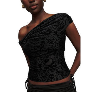 Reformation 'Cello' Black Knit Top Size M