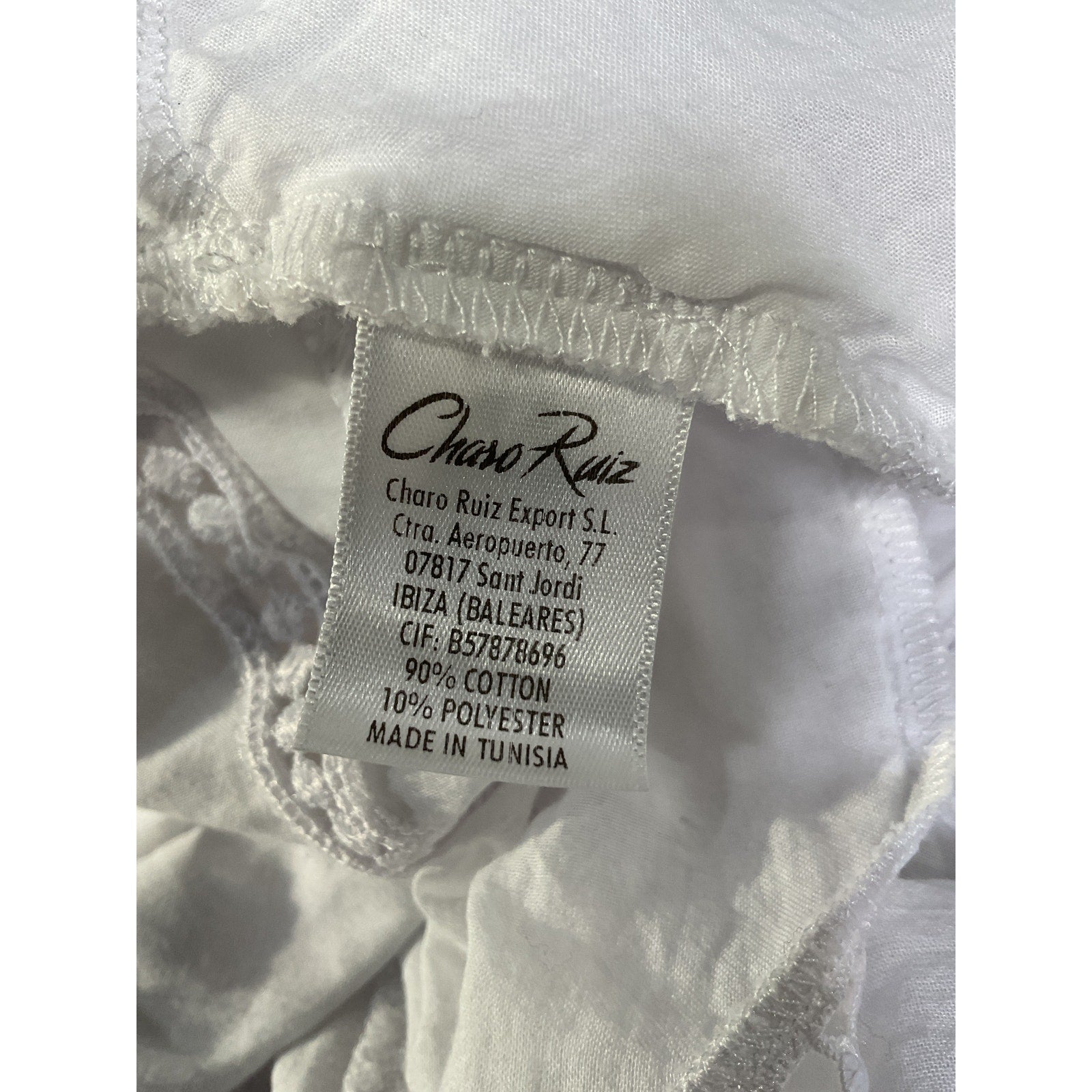 Charo Ruiz Ibiza 'Fera' White Skirt Size S