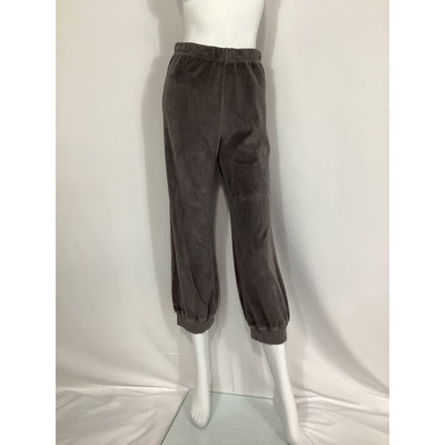 Suzie Knodi 'Patmos' Brown Cotton Terry Track Pants Size XS