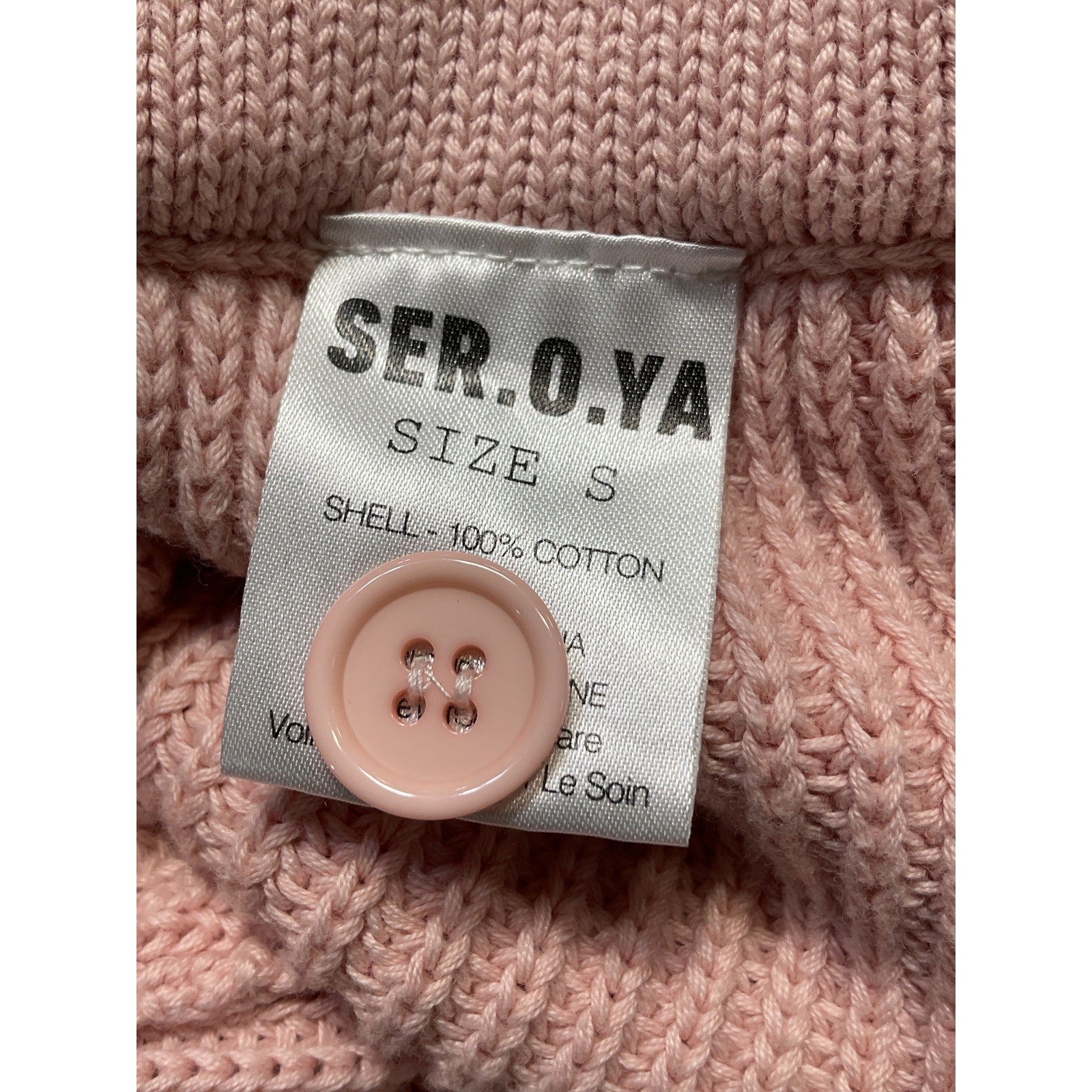 Ser.O.Ya 'Uma' Pink Faux Suede Leather Short Size S