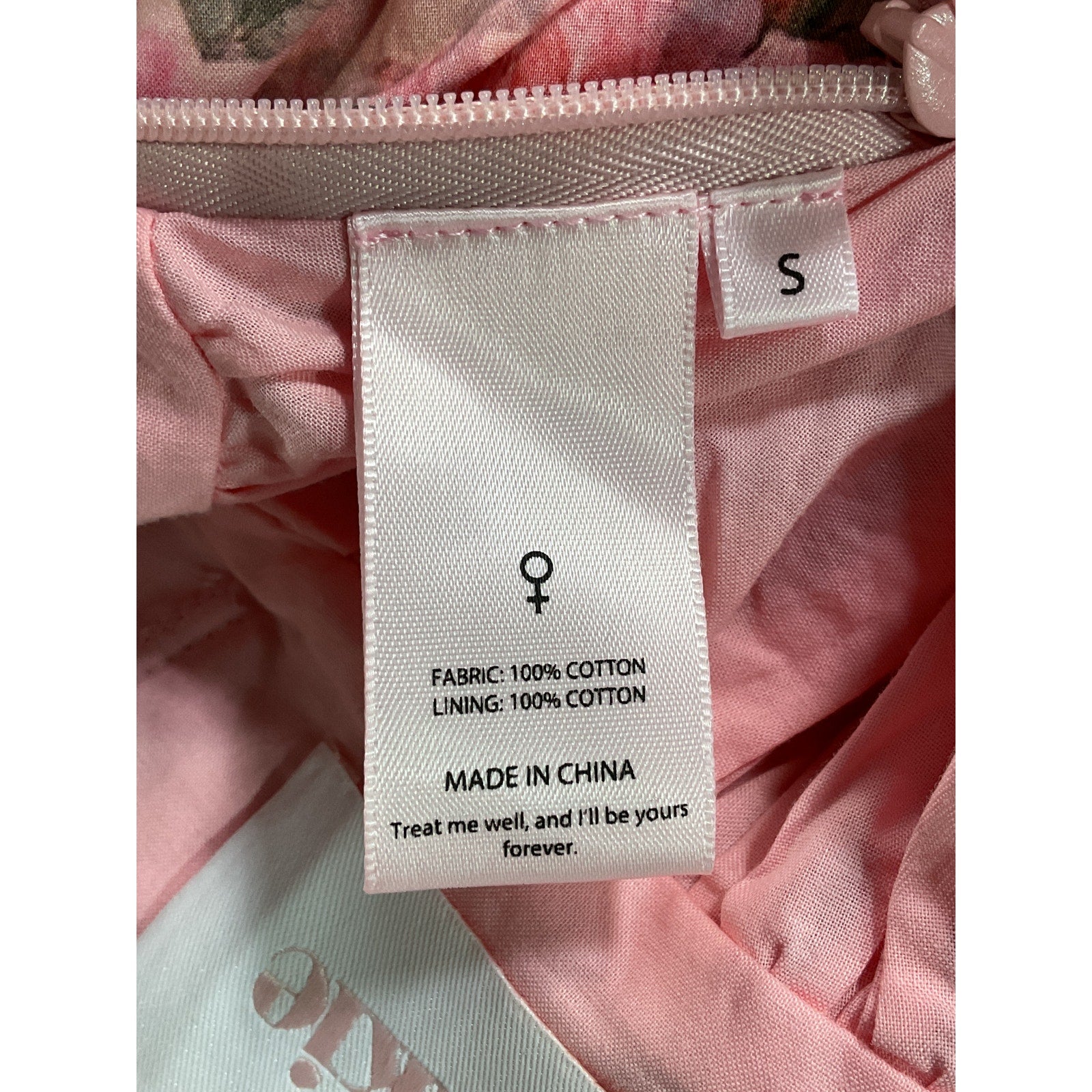 Selkie 'The Ruffle' Pink Poplin Apron Top Size S