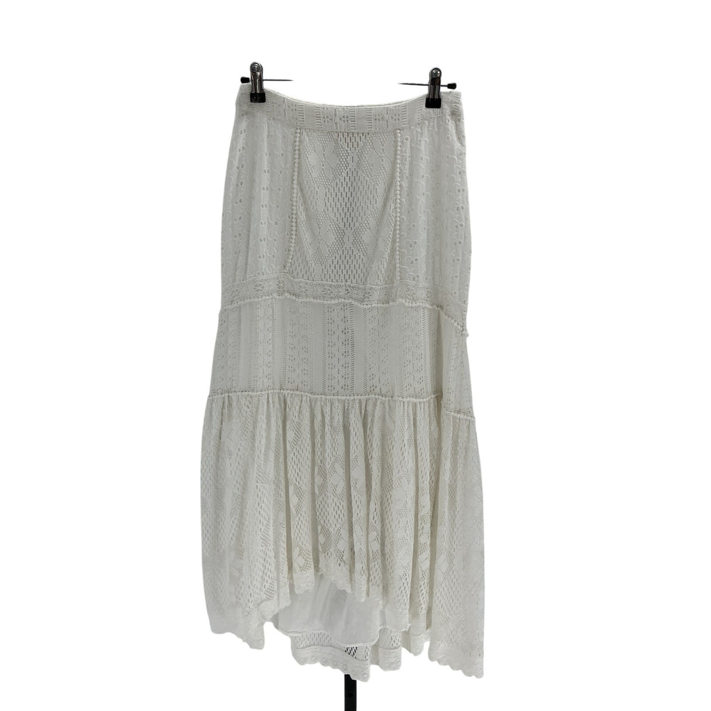 Loveshackfancy 'Sisto' White Cotton Skirt Size 2