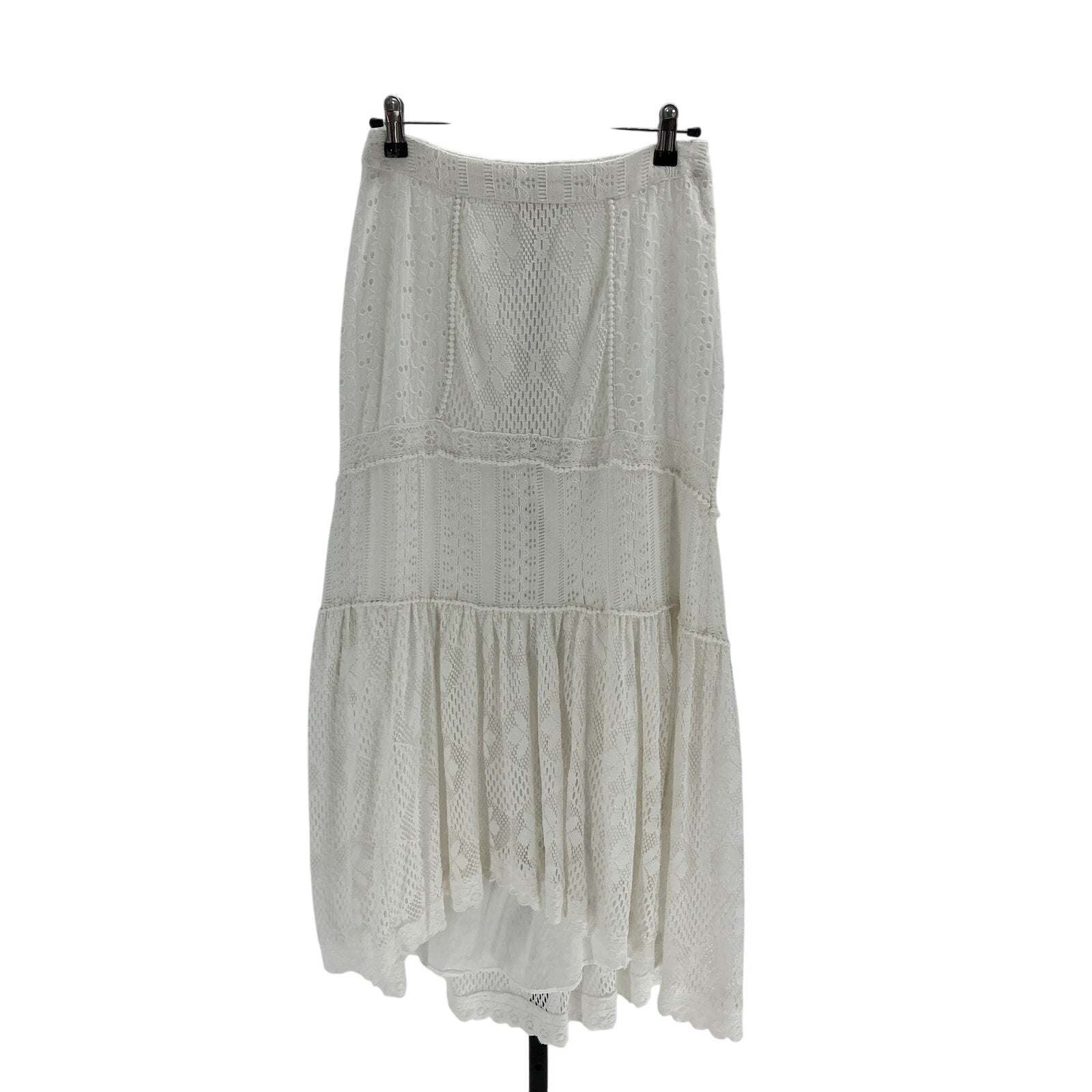 Loveshackfancy 'Sisto' White Cotton Skirt Size 2