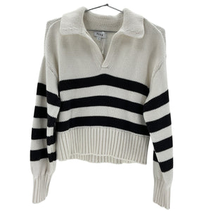 Pistola Striped Multicolor Arlo Polo Sweater Size S