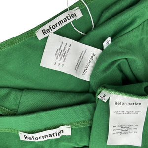 Reformation Knit Green Sherman Two Piece Set Size S