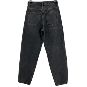 Agolde Relaxed Black Tapered Baggy Denim Jeans Size 26