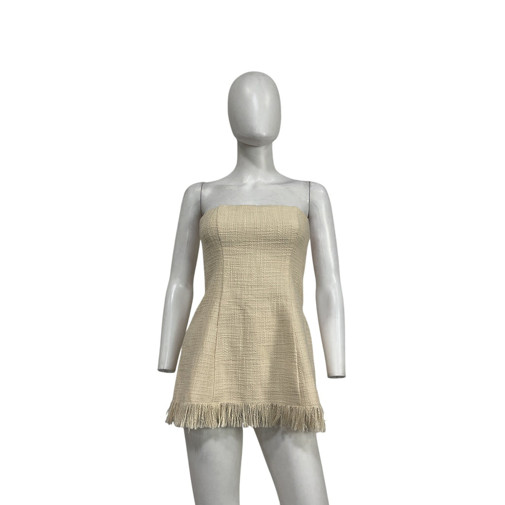 Staud 'Silvia' Cream Cotton Top Size 0