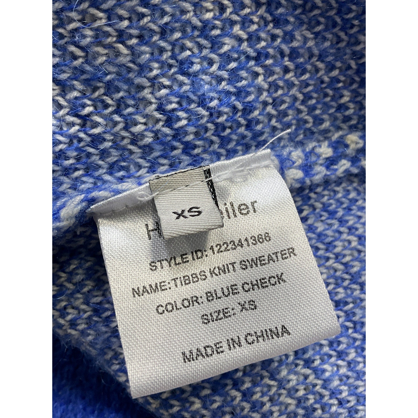 Holzweiler 'Tipps' Blue Knit Sweater Size XS